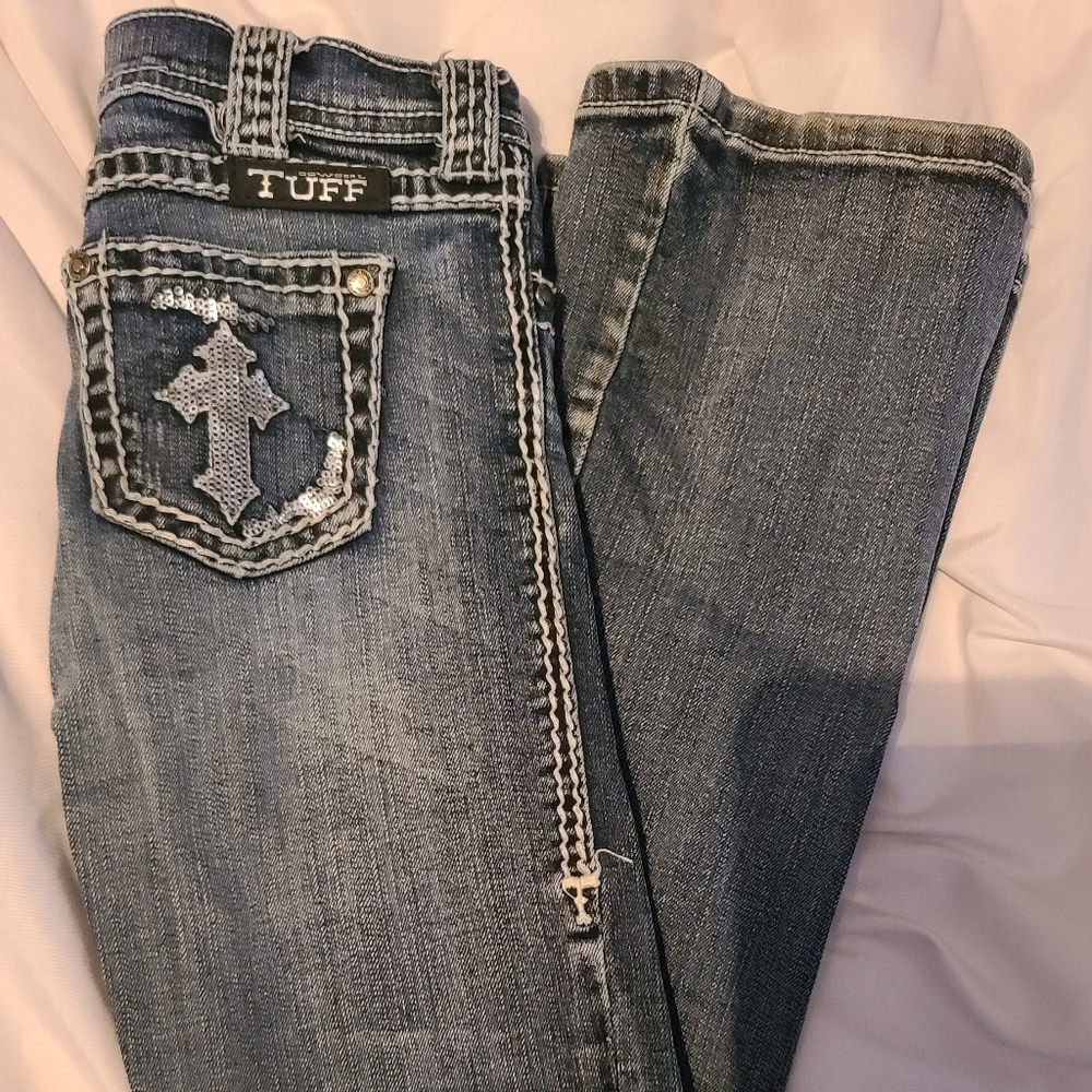 Girls cowgirl tuff jeans size 9